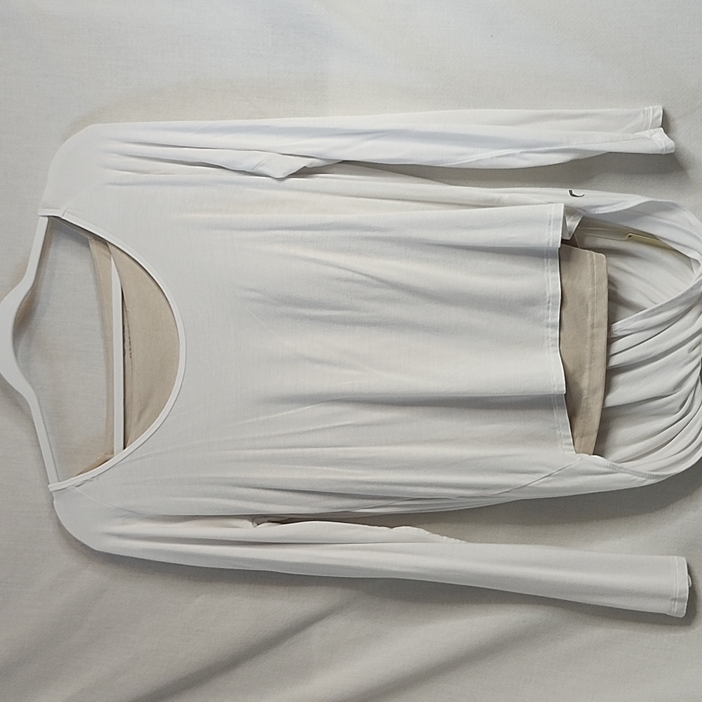 ZYIA Namaste Long Sleeve Top with OGL Built in Bra Tank